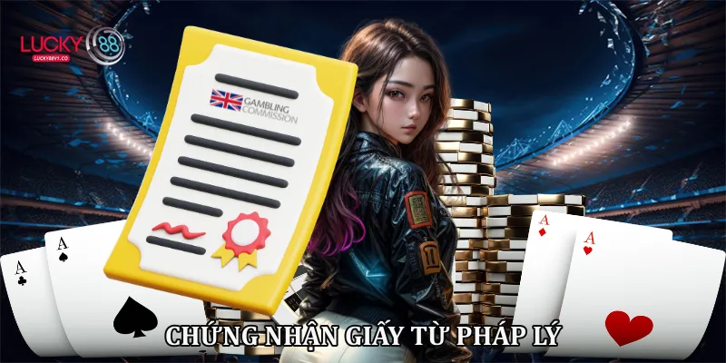 Giấy phép kinh doanh Chứng nhận giấy từ pháp lý